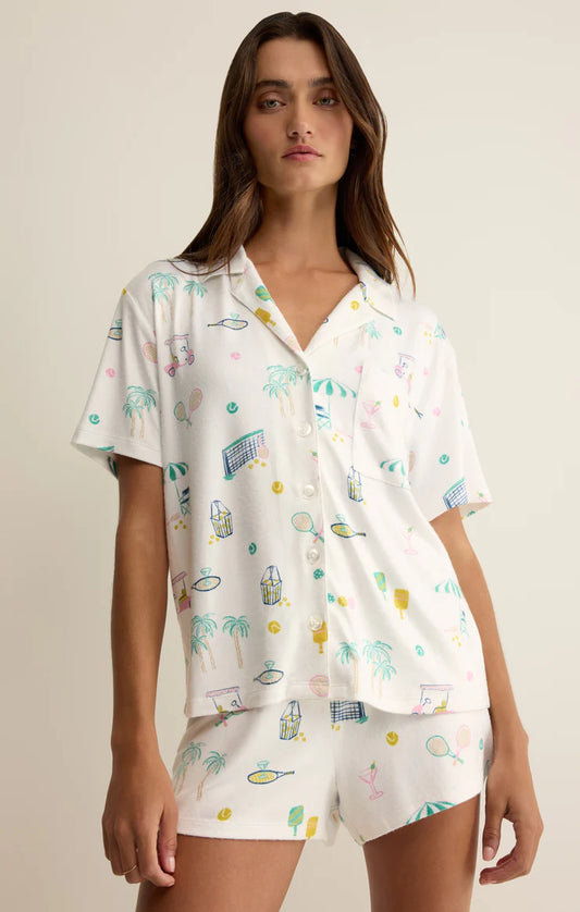 COURT SPORTS PAJAMA SET