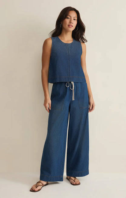 DAYCATION DENIM UTILITY PANT
