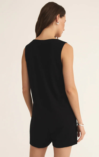 SOLACE BLACK ROMPER