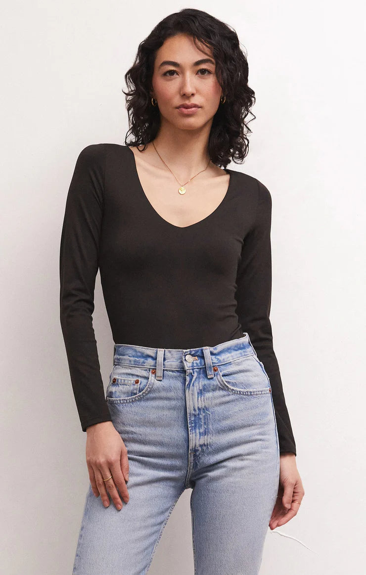 SO SMOOTH V-NECK BODYSUIT