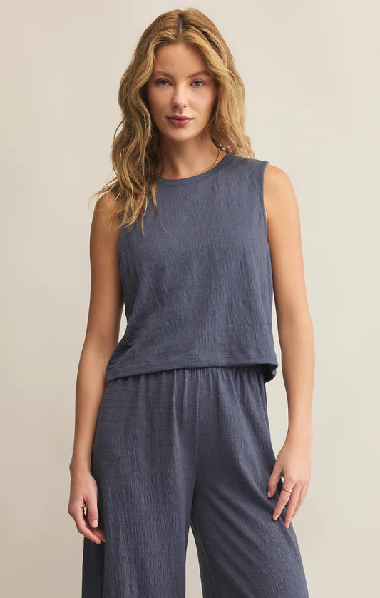 WORN BLUE SLOANE TOP