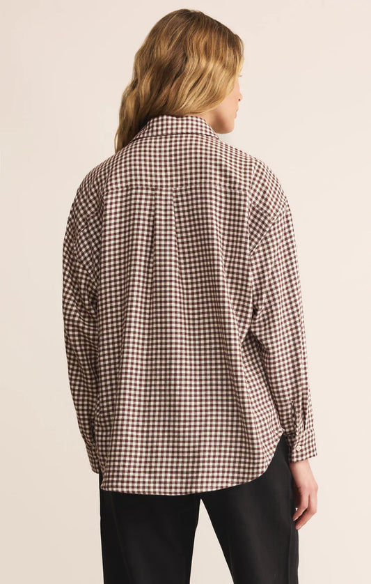 RIVER PLAID TOP