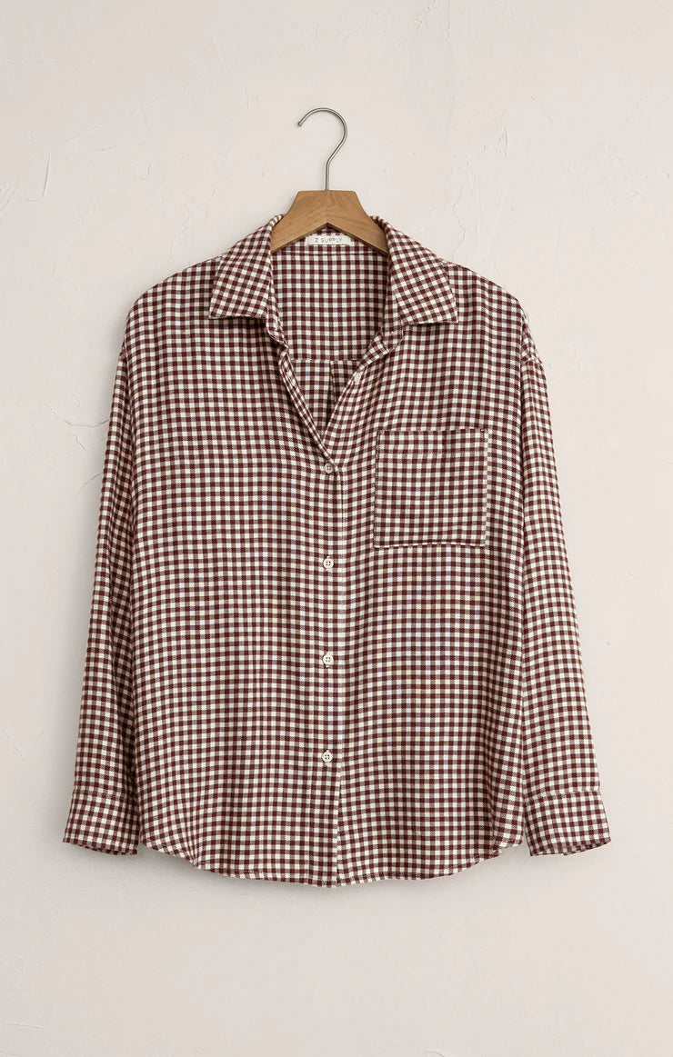 RIVER PLAID TOP