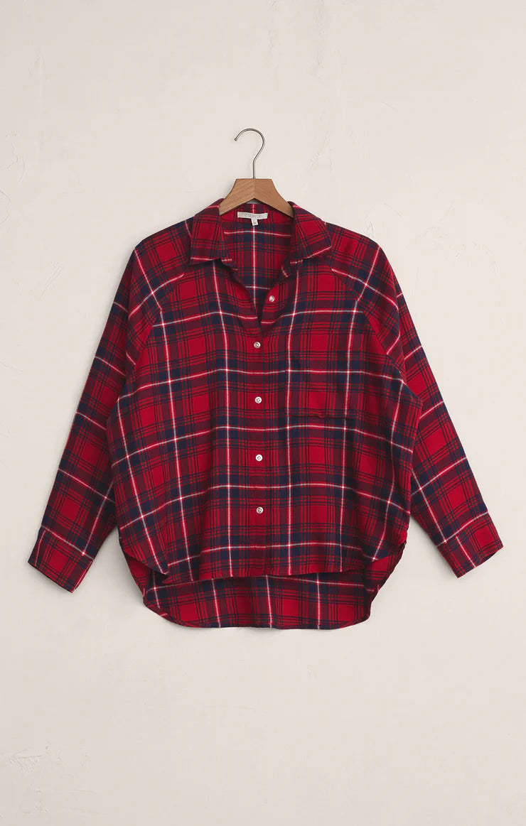 RIVER RED PLAID