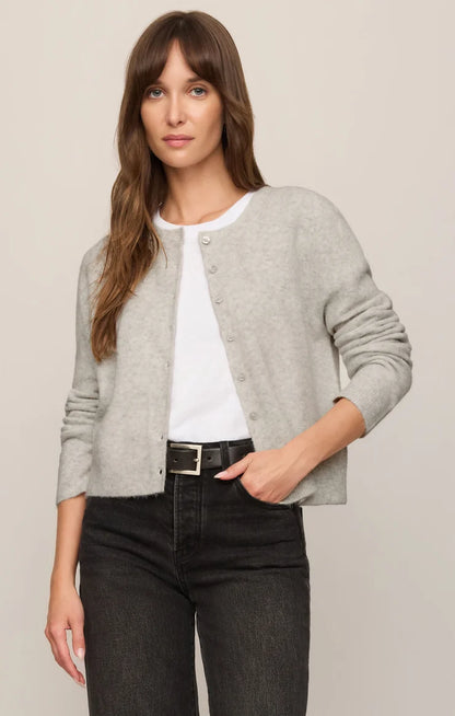 FEATHER GREY MEDINA CARDIGAN