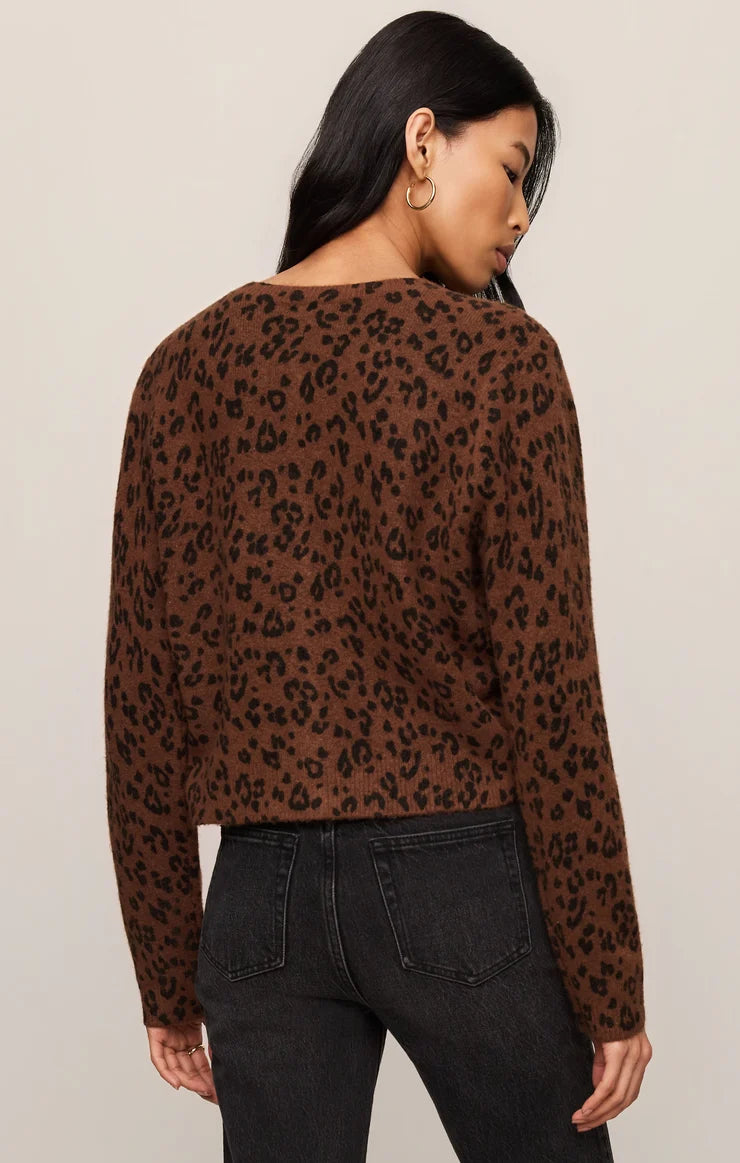 LEOPARD MEDINA CARDIGAN