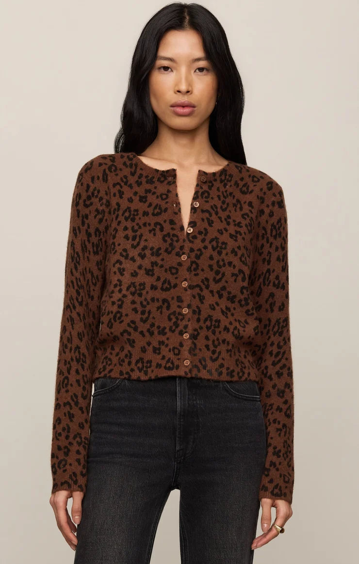 LEOPARD MEDINA CARDIGAN