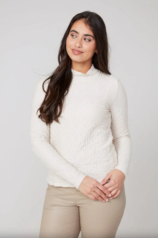 RENUAR KNIT OYSTER TOP