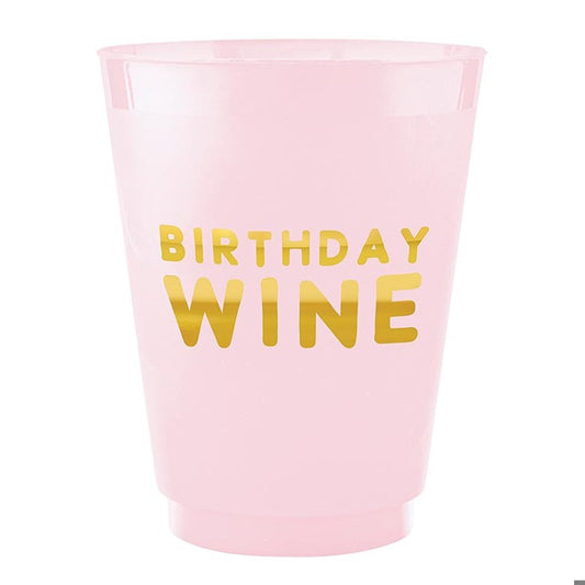 BIRTHDAY WINE FROSTED CUP