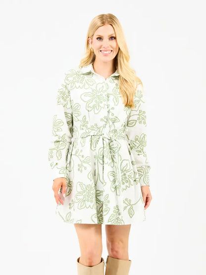 SARAH LACECAP DRESS