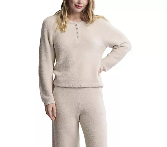 RAGLAN HENLEY TOP BAREFOOT DREAMS