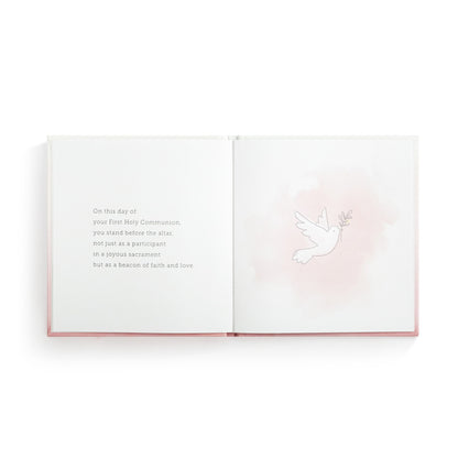 FIRST COMMUNION CROSS AND BOOK