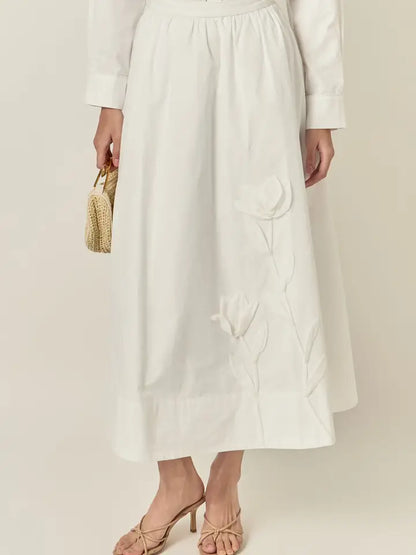 ACCENT WHITE SKIRT