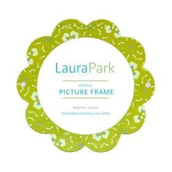 CHINTZ ACRYLIC FRAME ROUND