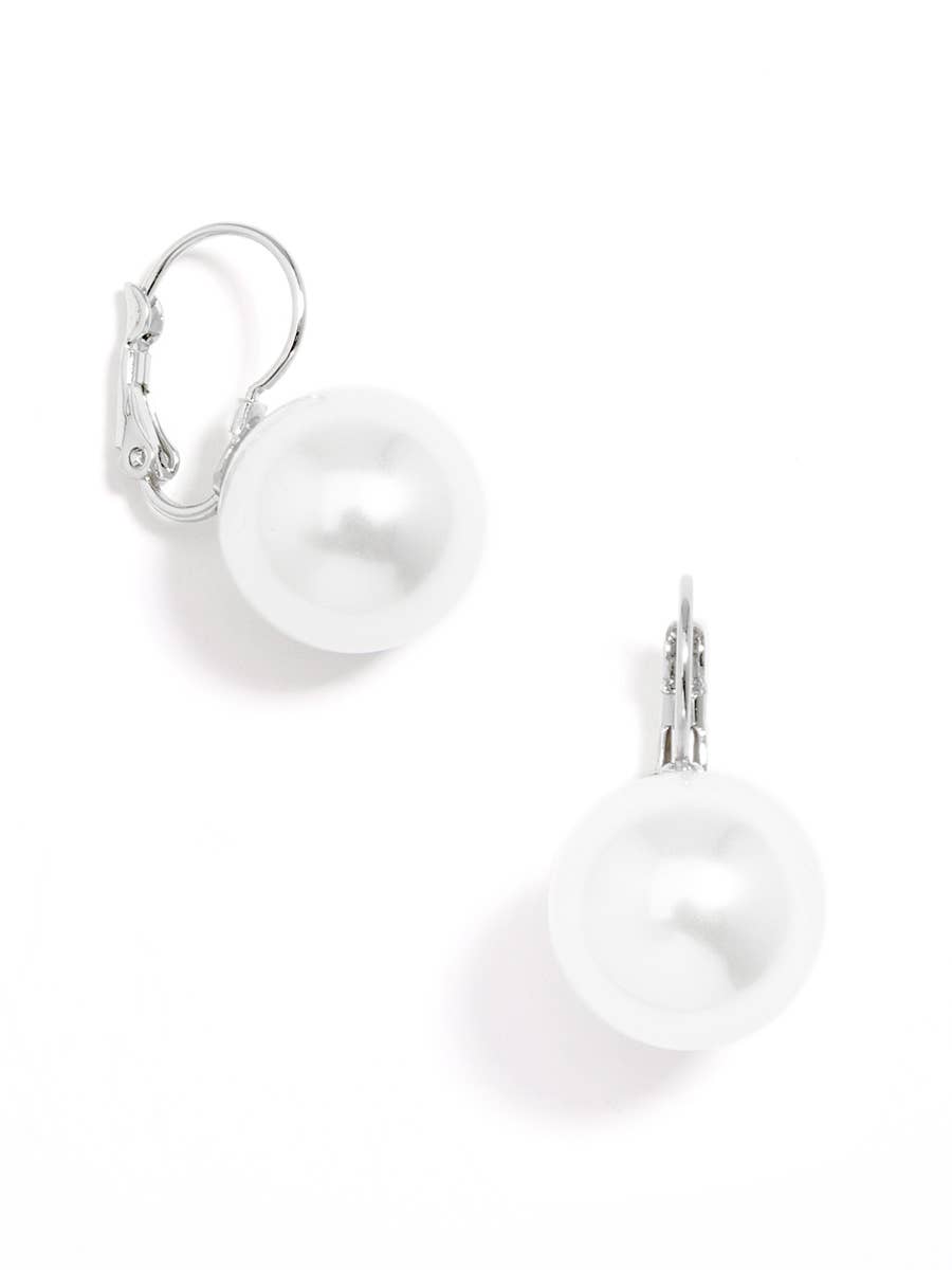 SINGLE ACCENT PEARL EARRING