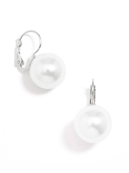 SINGLE ACCENT PEARL EARRING