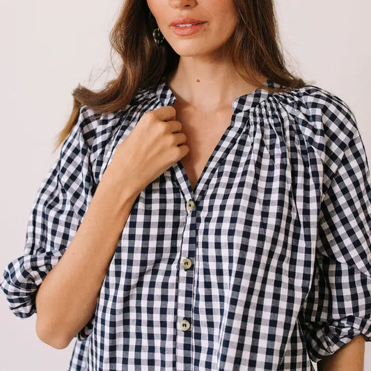 LUCIA GINGHAM TOP