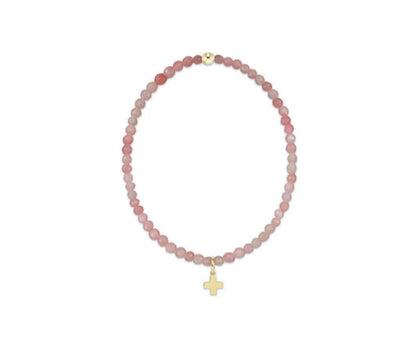 CLASSIC 3MM SIGNATURE GOLD CROSS