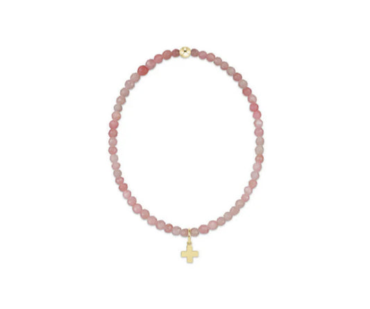 CLASSIC 3MM SIGNATURE GOLD CROSS