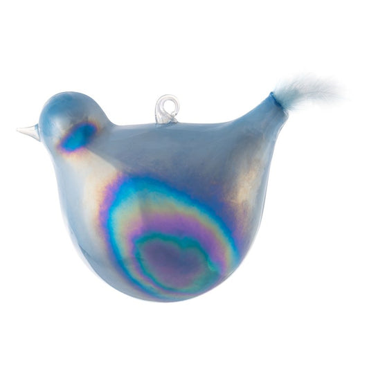 FEATHER TAIL GLASS BIRD