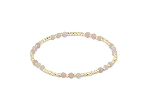 GOLD JOY 3MM PINK OPAL