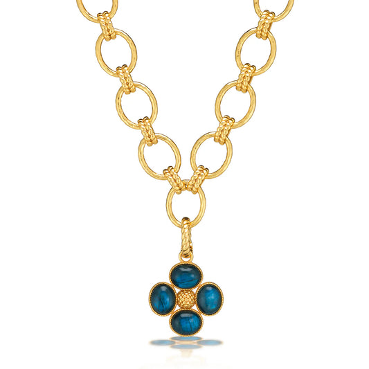 BERRY CLOVER DOUBLKE SIDED PENDANT