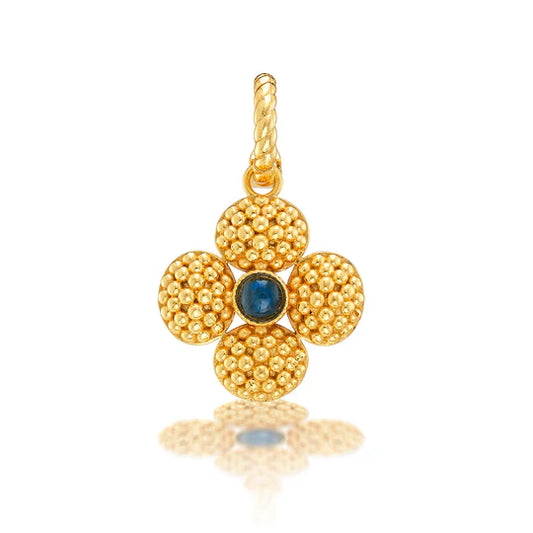 BERRY CLOVER DOUBLKE SIDED PENDANT