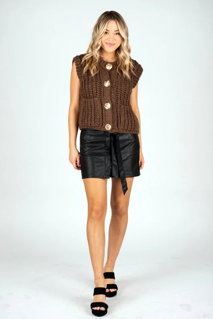 CHLOE CHUNKY SWEATER VEST