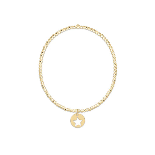 CLASSIC GOLD 2MM STAR SMALL DISC