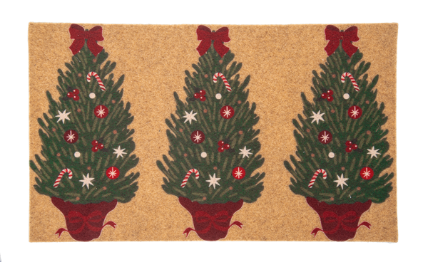 CHRISTMAS TREE DOORMAT