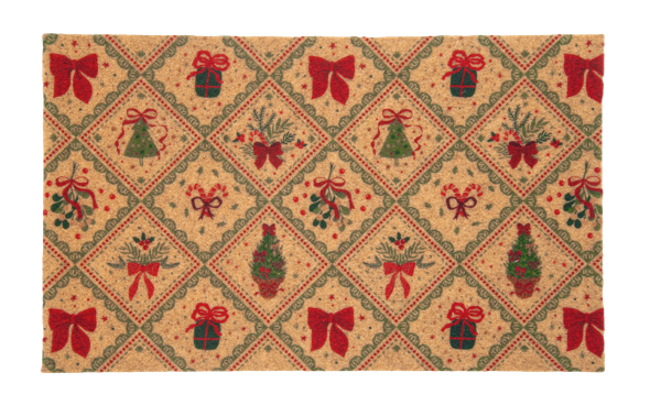 CHRISTMAS COTTAGE DOORMAT