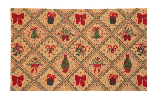 CHRISTMAS COTTAGE DOORMAT