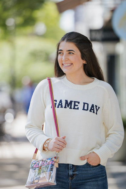 VARSITY STAND IN SWEATER