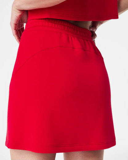AIRESSENTIALS SPANX RED SKORT