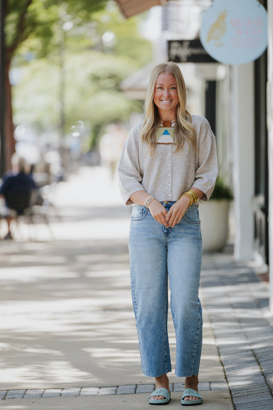 VALOR SHORT SLEEVE CARDIGAN