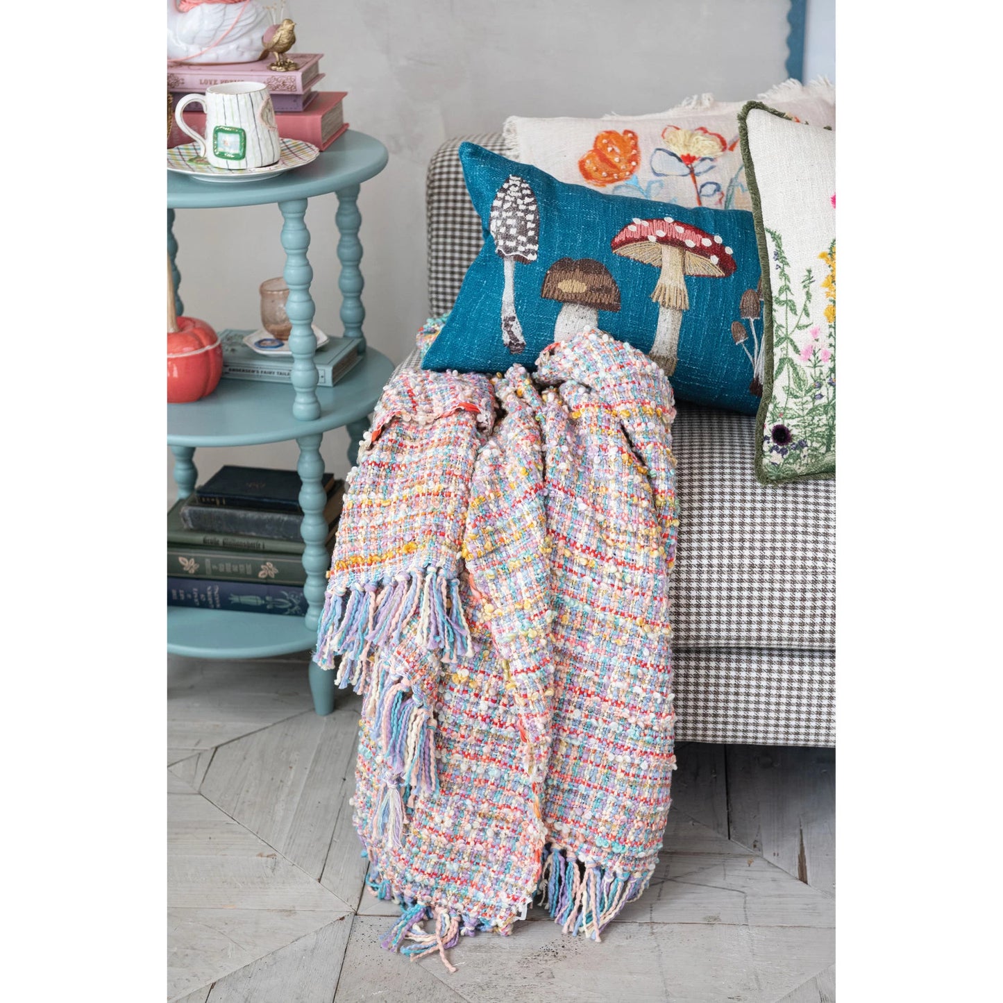 RAINBOW WOVEN THROW