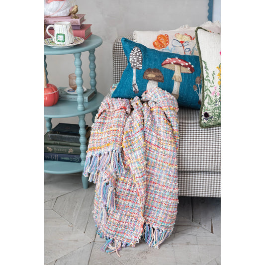 RAINBOW WOVEN THROW