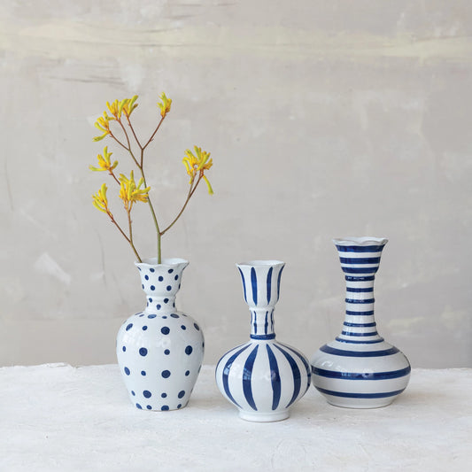 MEADOW  HAND PAINTED VASE