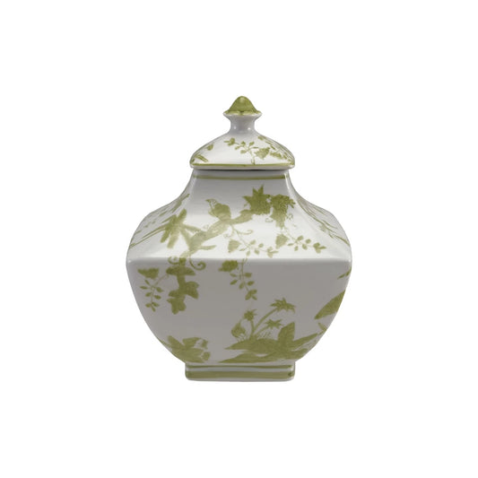 STONE HANDPAINTED GLASS JAR