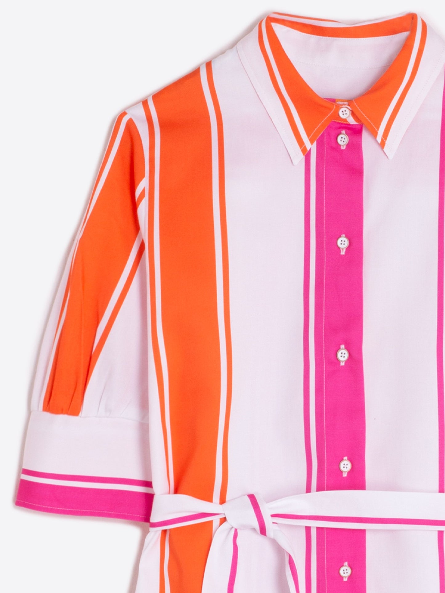 HESTER PINK ORANGE MAXI STRIPES