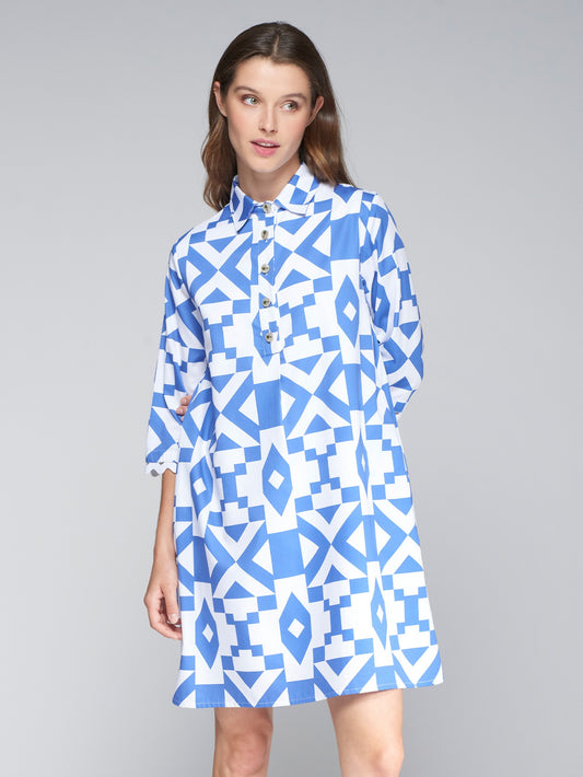 TYANNA BLUE GEO MAXI