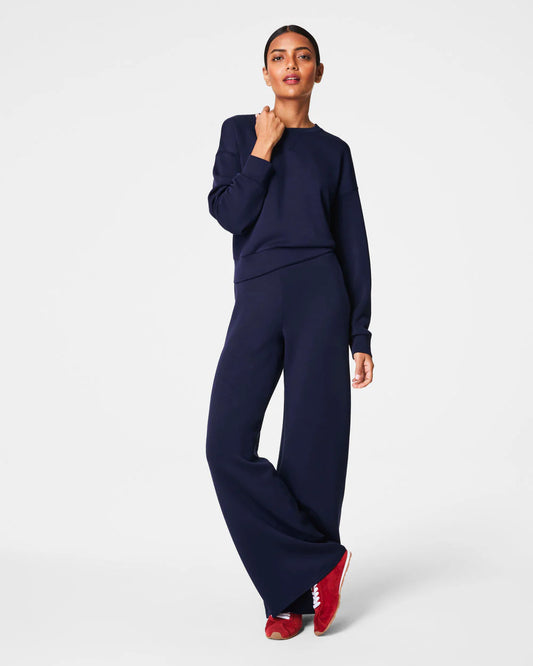 TIMELESS NAVY SPANX CREW NECK