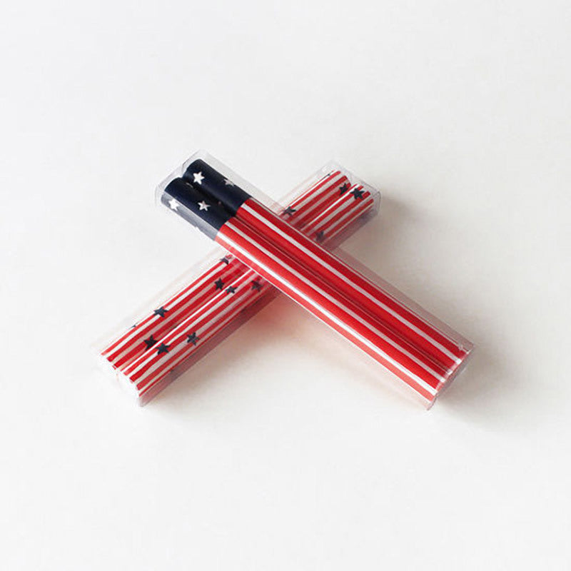 STAR SPANGLED TAPER CANDLE