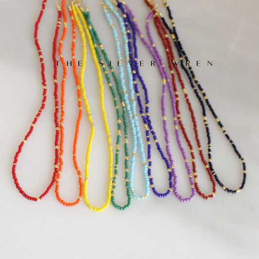 GLASS BEAD CHOKER