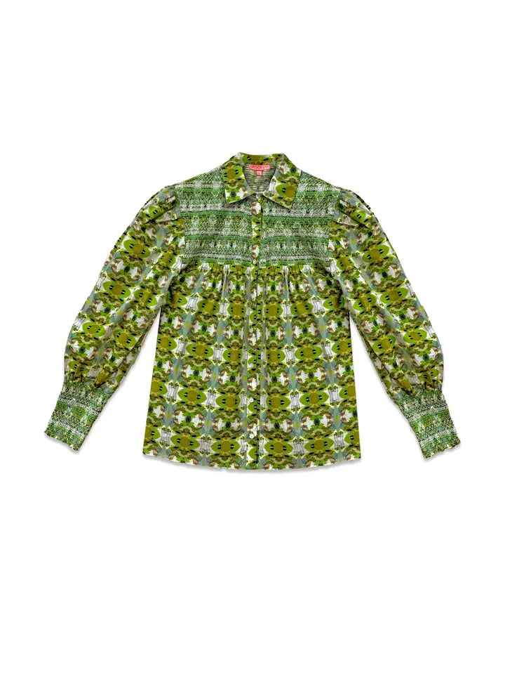 PENELOPE SMOCKED BLOUSE
