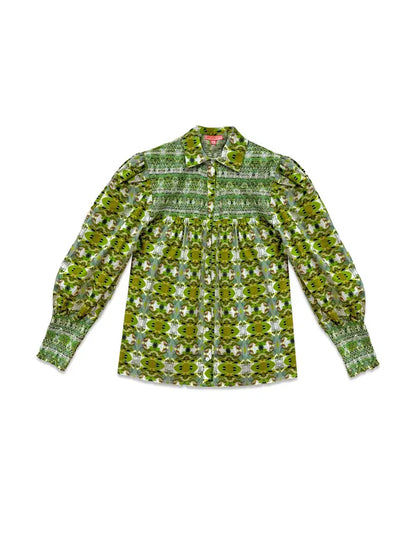 PENELOPE SMOCKED BLOUSE