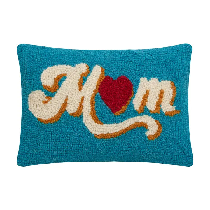 MOM HEART HOOK PILLOW