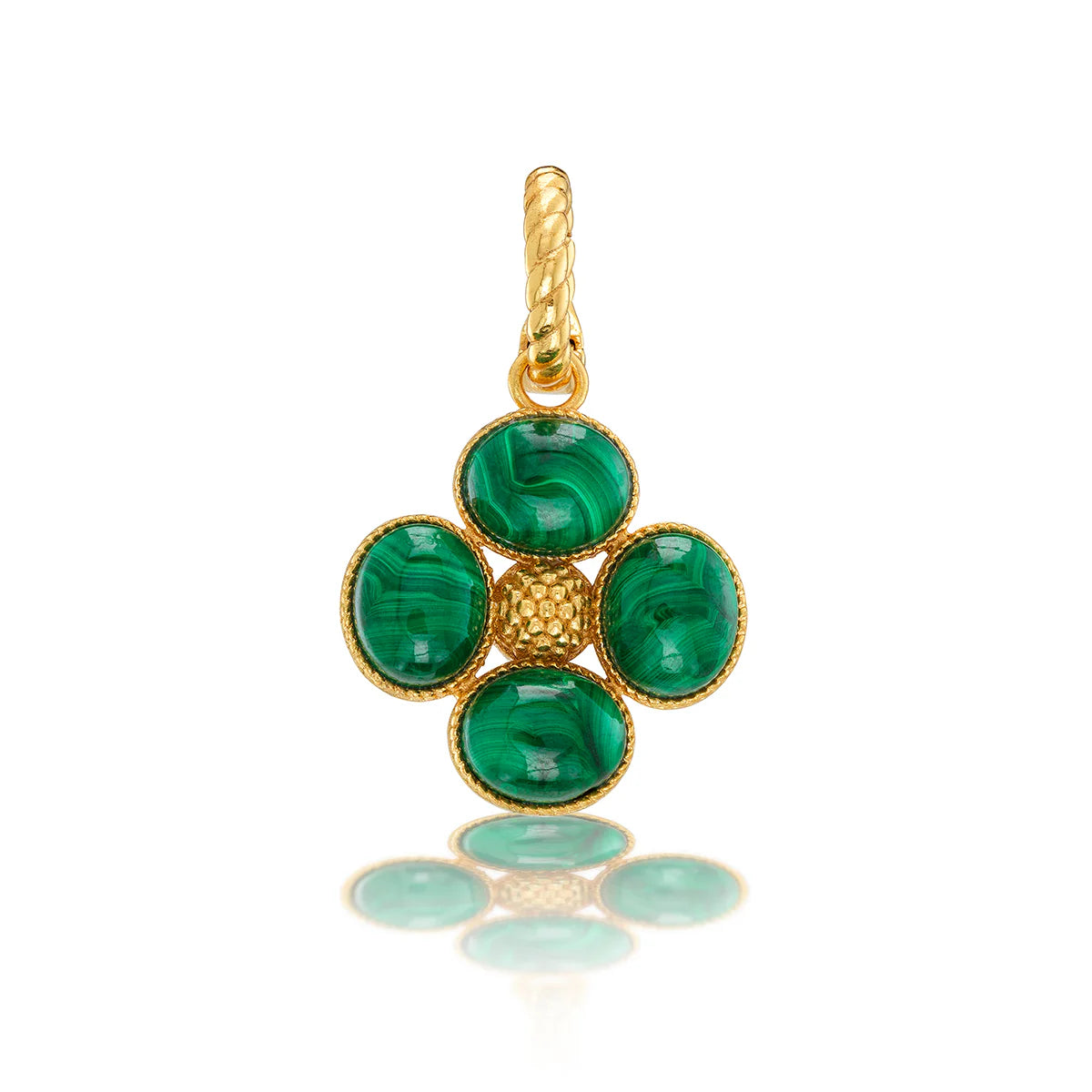 BERRY DOUBLE MALACHITE PENDANT