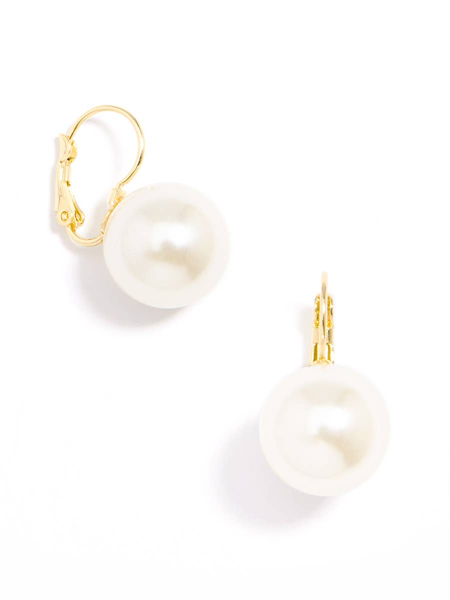 SINGLE ACCENT PEARL EARRING
