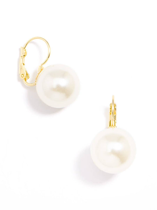 SINGLE ACCENT PEARL EARRING